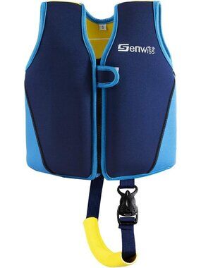Toddler Swim Vest for Ages 18 Months to 7 Years - Neoprene Float with Zipper